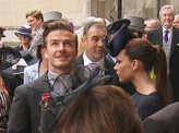 Beckhams at Royal Wedding