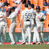 Root strikes on his first ball