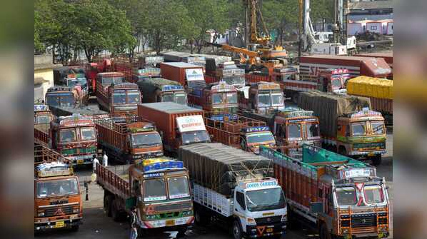 Token protest by truck owners