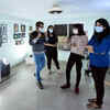 Article image for: Jaipurites attend an <i class="tbold">abstract art</i> exhibition