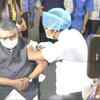 Bihar: Union Minister Ravi Shankar Prasad receives the first dose of Covid-19 vaccine at AIIMS Patna