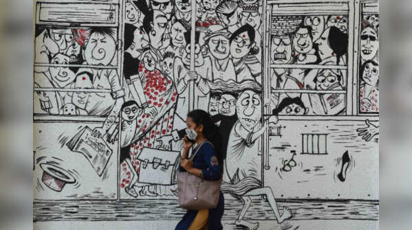 Coronavirus-themed street art
