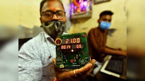 Replacement of chips in electronic meters