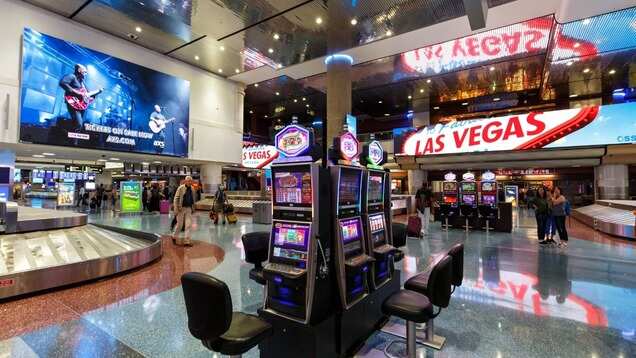 A woman just won $302000 on a slot machine at the Las Vegas airport