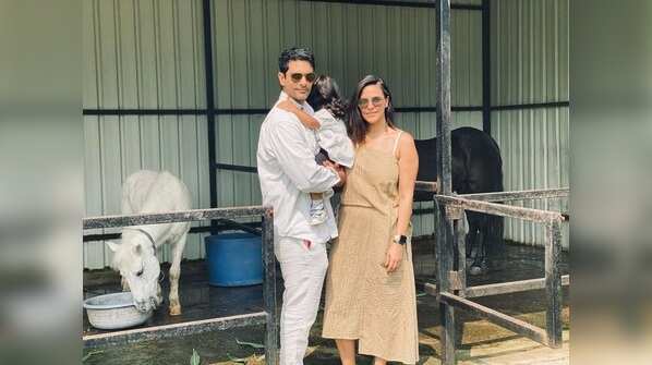 Neha Dhupia and Angad Bedi