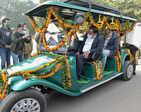UT Forest and Wildlife Department launches solar e-carts
