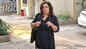 Filmmaker Farah Khan sports a cool face mask chain for her outing