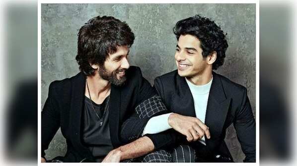 Shahid Kapoor and Ishaan Khatter