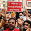 Article image for: Bank unions hold protest against privatisation