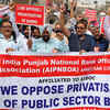 Article image for: Bank unions hold protest against privatisation