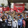Article image for: Bank unions hold protest against privatisation