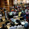 Article image for: Bank unions hold protest against privatisation