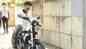 Shahid Kapoor spotted while riding a bike in Juhue
