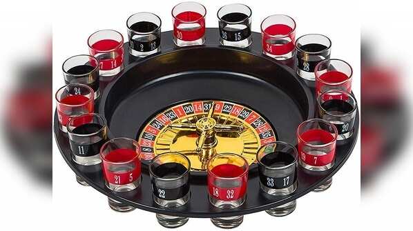 House of Quirk Shot Glass Roulette Drinking Game Set