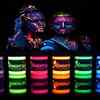 Midnight Glo Washable Non-Toxic UV Backlight Reactive Neon Fluorescent Face and Body Paint