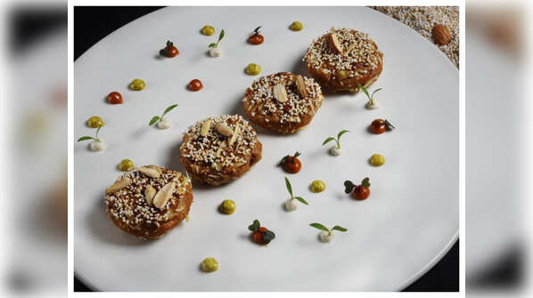 Amaranth & Almond Kebab
