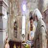 Article image for: PM offers prayers at Orakandi temple in Kashiani Upazila on Saturday.