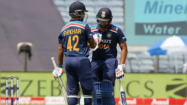 Fine start by Dhawan and Rohit