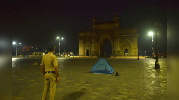 Gateway of India deserted