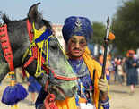 Sikh devotees celebrate Hola Mohalla festival