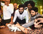 'Cooku with Comali' fame Ashwin and Bala attend the launch of pet cafe