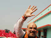 Amit Shah holds massive roadshow in Bengal's Nandigram