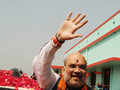 Amit Shah holds massive roadshow in Bengal's Nandigram