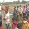 West Bengal: Voters queue outside polling booth number 110 in Nandigram, as the second phase of voting gets underway