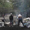 Article image for: Myanmar: Protestors build barricades in Yangon