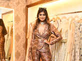 Fashionistas attend a store launch