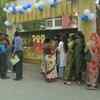 Guwahati: Scores of voters wait in a queue outside polling station 211, 212 A, 212, 213A, 215 and 215 A at the Soil office