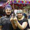 Gurneet Singh Kohli and Sarbjit Kaur from Punjab cast their votes in Ernakulam