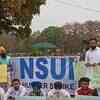 Article image for: Panjab University NSUI members sat on <i class="tbold">indefinite hunger strike</i> outside VC office