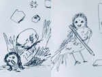 ​My COVID Story: An artist captures her 14-day COVID isolation experience in a series of sketches!