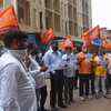 MNS stage protest