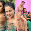 Erica Fernandes-Hina Khan and Kasautii gang