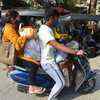People rush to buy grocery items in Mumbai ahead of lockdown