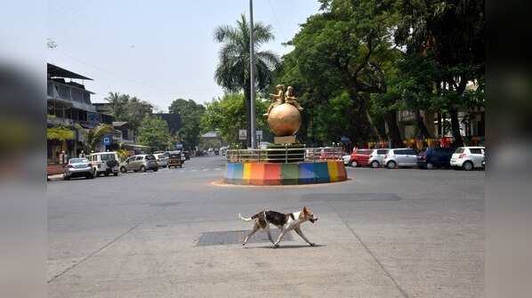 Vashi streets deserted