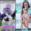 Smriti and Gautam celebrating daughter’s first birthday