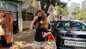 Payal Ghosh poses for shutterbugs