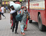 Lockdown: These pictures show the agony of migrant workers