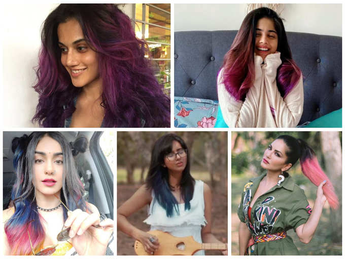 Megha Akash to Adah Sharma: Celebrities who have dyed their hair in bright  colours | The Times of India