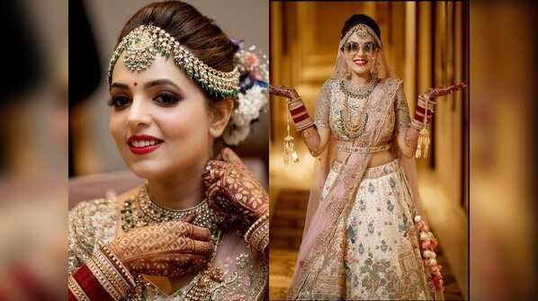 Bride with a swag