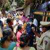 Crowd outside Thane hospital