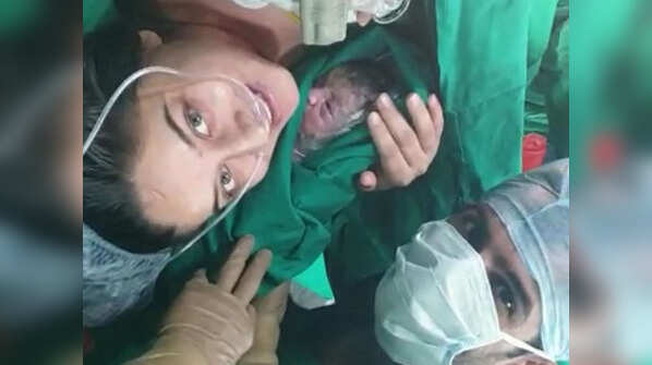 Mahhi when her daughter Tara was in the NICU for a month after delivery