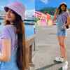Anushka Sen enjoying scenic views
