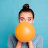 ​Blow a balloon!