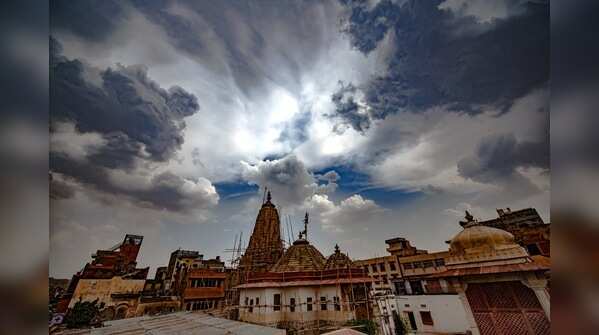Cloudy Weather over Laxminarayan Temple