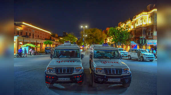 Night Curfew Police Patrolling