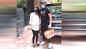 Geeta Basra and Harbhajan Singh were spotted outside a clinic in Bandra